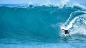 1-14-18 Kailua Kona Hawaii Surfing 4K 60 fps Panasonic GH5