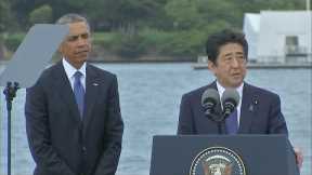 Japanese PM honors lives lost in Pearl Harbor attack