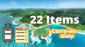 22 Must Pack items for Carry-on Only | TRAVEL TIPS | Found on AMAZON