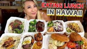 Eating Popular Hawaiin Dishes for Lunch in Hawaii!!! at Kahai Kitchen in Honolulu #RainaisCrazy