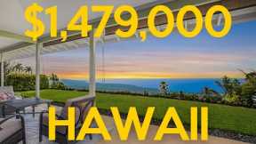 Hawaii real estate Private 1 acre home site with views of South Kona