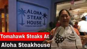 Aloha Steakhouse Waikiki, Hawaii | 3lb Tomahawk Steak Dinner