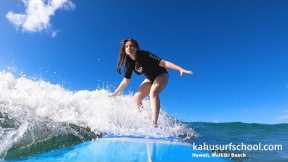HAWAII SURFING FOR BEGINNERS. KAHU SURF SCHOOL