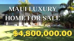 Maui Hawaii Luxury Home For Sale | Maui Hawaii Real Estate | Living On Maui Hawaii