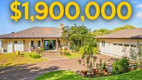 PERFECTLY PRICED Hawaiian Country Home on 2 acres $1,900,000 Hawaii Real Estate