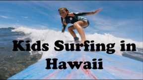 Endless Summer of Family SURFING in MAUI HAWAII during COVID19 Quarantine Lockdown - Surf with Kids