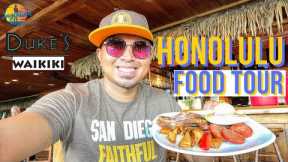 Popular HONOLULU EATS in Tourist Spots | Duke's Waikiki Breakfast Buffet - Hawaii Food Tour!