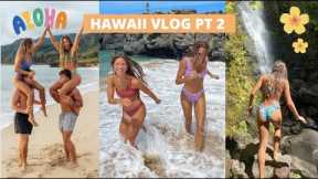 Hawaii Vlog Pt 2: waterfall, sunset hike, sunrise photoshoot