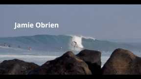 pro surfer jamie obrien surfing the north shore, oahu hawaii. 2K.