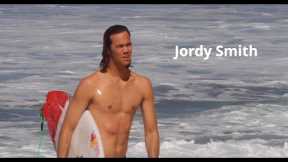 jack johnson and jordy smith surfing the north shore, oahu hawaii. 2K.