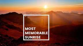 Most Memorable Sunrise From Above the Clouds 🤩😲| Haleakala sunrise | Hawaii | Once in a Lifetime