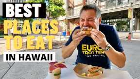 #1 BEST PLACES TO EAT IN HAWAII | Honolulu Hawaii Travel Vlog