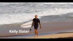 pro surfer's kelly slater and conner coffin surfing oahu, hawaii. 2K.