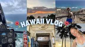 Vlogging 5 Days In Hawaii🌺 Helicopter Tour, Diamond Head, Waikiki Surfing, Alomoana Shopping & More