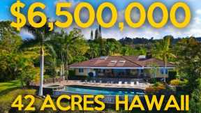 42 acre Kona Coffee Farm with sweeping views and over 5,000sf of living