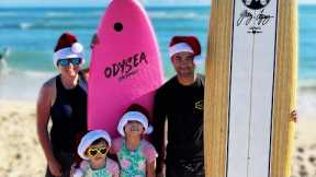 Christmas Day Family Surf || Living in Hawaii Episode 112