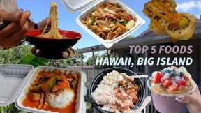 Hawaii, Big Island MUST EAT | Best foods on Big Island | Kona, Big Island & Volcano