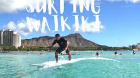 HOW TO SURF WAIKIKI l BEGINNER TIPS X TRICKS!