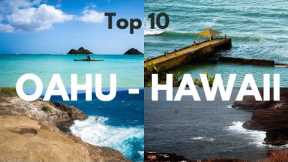 Top 10 Places To Visit In Oahu Hawaii - 4K Travel Guide 2023