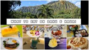 What to eat in Oahu and Kauai  Hawaii/ Hidden GEMS