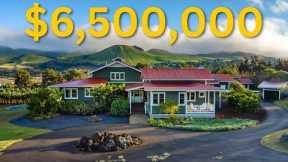 Big Island Hawaii Real Estate~Inside a $6.5 Million Luxury Waimea Farmhouse~18.5 Acres Organic Farm
