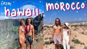 FROM JUNGLE TO DESERT // travel with us from Hawaii to Morocco