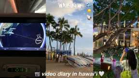 hawai'i diary 🥥 | waikiki beach, UH of Manoa, golden hour, overpriced bikinis