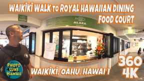 Waikiki Walk to Royal Hawaiian Dining Food Court 360 March 23, 2023 Oahu Hawaii