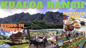 Day4 in Honolulu Hawaii - Part2 | KUALOA RANCH | Byodo In Temple | Helena's Hawaiian Food | Ep.71