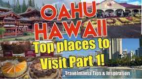 Oahu Hawaii Tour Top places to visit Part 1 of 2! #hawaii |2023 Travel Guide  USA Kualoa | Honolulu