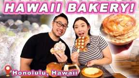 BAKERY TOUR in Honolulu! || [Oahu, Hawaii] Donuts, Croffles, Meat Pies, & More!