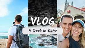 A Week in Oahu Hawaii Travel Vlog | Beaches, hikes, museums, snorkeling, movie tours, food & more