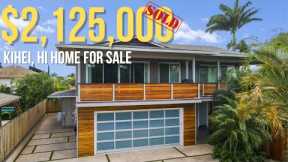 Maui Real Estate Home For Sale -1085 Kahaapo Loop Kihei, Hawaii ,Luxury Home Tour.(SOLD)
