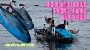 Big Island Fishing!  Out of Hilo this day, racing sharks and losing. | Kayak Fishing Hawaii
