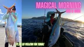 DID I DO IT AGAIN?!? Big Big Yellow Fin Tuna | Kayak Fishing Hawaii (Not quite Ahi... 71.12lb)