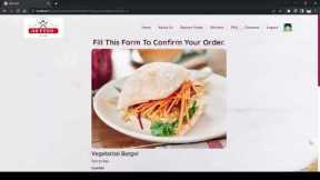 I made a website for online food order| Html, CSS, PHP, bootstrap 5, MySql