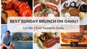 Incredible Seafood Buffet In Hawaii | La Hiki Sunday Brunch | Lobster, Crab, Prime Rib, and more.