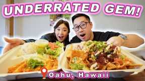 UNDERRATED HIDDEN SPOT! || [Oahu, Hawaii] Poke Nachos, Local Plates & More!