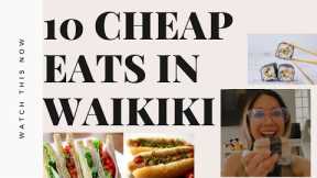 10 cheap eats in waikiki