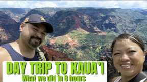 DAY TRIP to KAUA'I | Island Hopping from O'AHU to KAUA'I, WAIMEA CANYON, Inter-Island TRAVEL