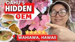 Hidden Cherry Blossoms in Hawaii ?! | Exploring Wahiawa, Oahu | Hawaii Food Tour