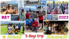 5 Days Trip in Maui Hawaii| Island Tour and Deep Sea Fishing.