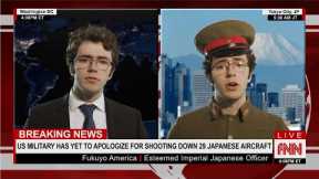 Fake News Network Reacts to Pearl Harbor (1941, Colorized)