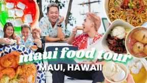 What to Eat In MAUI HAWAII! (MAUI HAWAII FOOD TOUR)