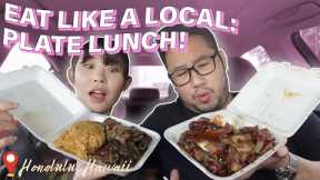 HAWAIIAN BBQ: Plate Lunch in HONOLULU || Eat Like a Local! Hidden Gem!