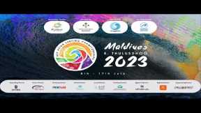 Day 3 Asian Surfing Championships 2023, Kaafu. Thulusdhoo, Maldives