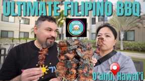 Ultimate FILIPINO BBQ in OAHU HAWAII | Must Eat PORK BBQ STICKS (STREET-STYLE Pinoy BBQ Sticks)