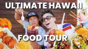 ULTIMATE HONOLULU HAWAII FOOD TOUR | What I Eat in a Day Vlog (ft. @JoeJitsukawa)