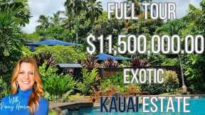 Luxury Tour of $11,500,000 Kauai Estate with Realtor Penny Hanson