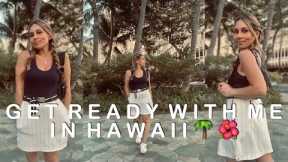 GET READY WITH ME IN HAWAII💄 HOTEL GRWM 💄 THRIFT GONE WRONG THE JO DEDES AESTHETIC